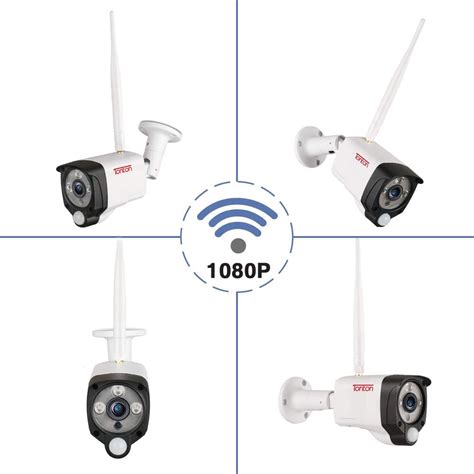 Tonton P Full Hd Wireless Security Camera System Ch Nvr Kit And