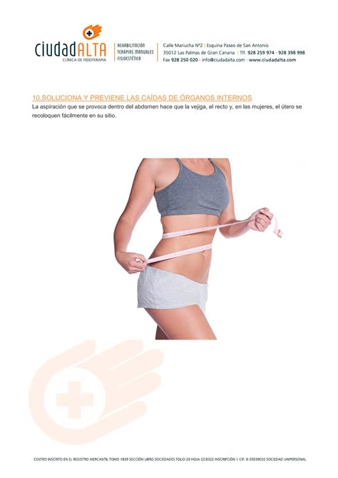 Gimnasia Abdominal Hipopresiva Beneficios Pdf