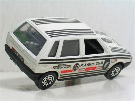 Fiat Uno Playboy Bianco E Nero Mattel Hot Wheels