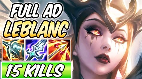 Full Ad Leblanc Mid Gameplay Coven Leblanc New Build And Runes