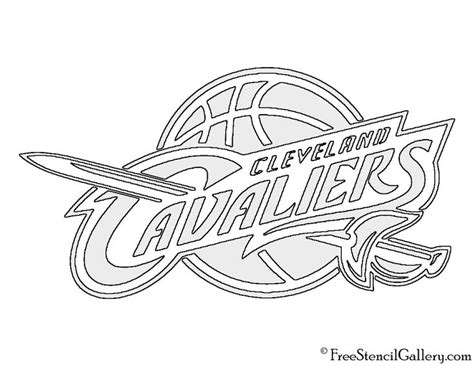 NBA Cleveland Cavaliers Logo Stencil | Zentangle, Scooby snacks, Clipart