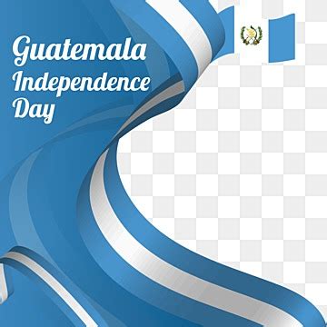 Independence Day Flag Vector Design Images Twibbon Guatemala