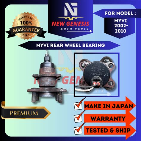 Perodua Myvi Lama 2002 2010 Rear Wheel Bearing ABS Hub Knuckle