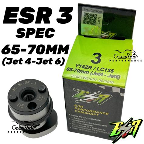 ESR MOTOR 100 ORIGINAL LIGHTWEIGHT Y15ZR LC135 CAMSHAFT ESR1 ESR2 ESR3