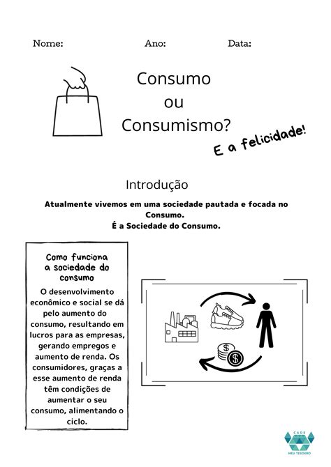 Atividades Sobre Consumo E Consumismo SOLOLEARN