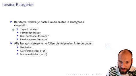 Grundlagen Der C Programmierung Stl Teil Iteratoren