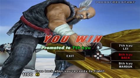 Tekken 5 Heihachi Mishima Arcade Mode HD 60 FPS Beginner