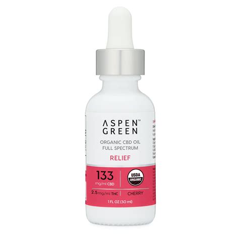 Relief Full Spectrum CBD Oil - Aspen Green