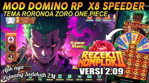 Update Game Baru Rezeki Nomplok Tema Roronoa Zoro Mod Domino Rp