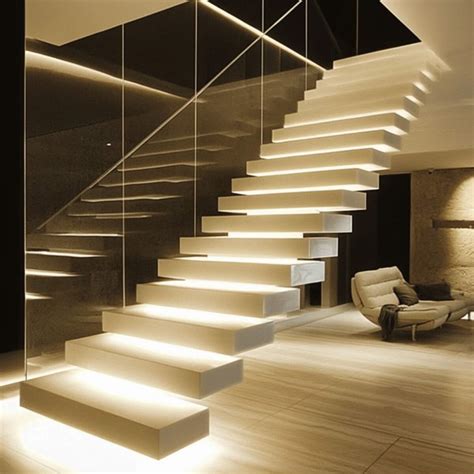 25 Space Saving And Stylish Floating Staircase Ideas For Every Home