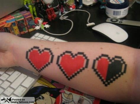 Zelda Heart Tattoo Geek Tattoo Tattoos Fantasy Tattoos