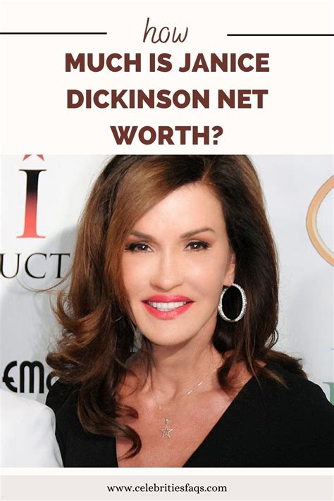 Janice Dickinson Net Worth Age Biography Height Earning Elina