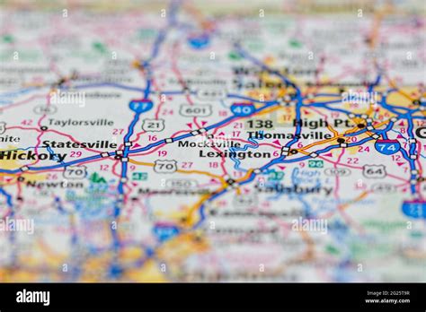 Mocksville Map Hi Res Stock Photography And Images Alamy