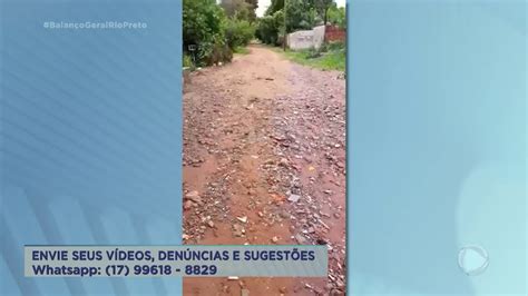 Flagrou tá na Record Ruas intransitáveis em bairro de Rio Preto YouTube