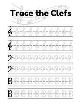 Trace The Clefs By The Learned Leo Tpt