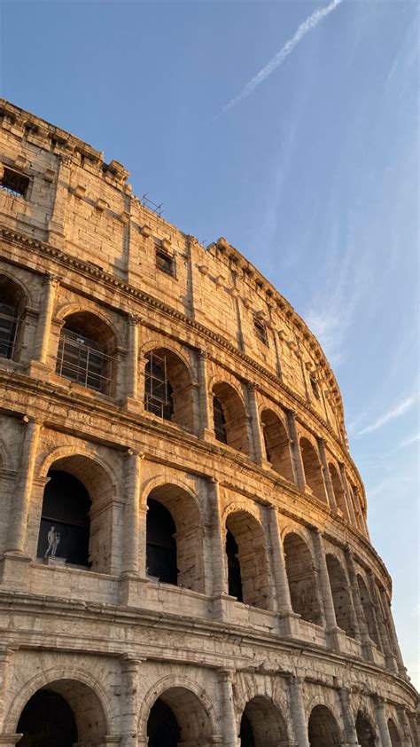 Colosseo Roma Nel Tramonti Paesaggi Sfondi