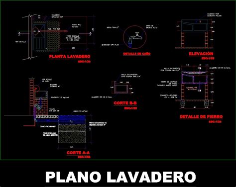 Plan Details With Laundry Laundry With Flat Dwg Plan For Autocad