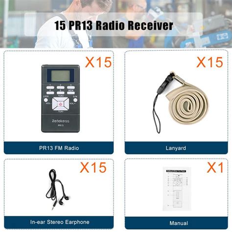 RRETEKESS PR13 Радиоприемник FM-стерео Портативный радиоприемник DSP ...