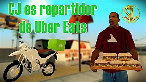 Cj Es Repartidor De Uber Eats Gta San Andreas Simply Loquendo