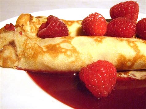 Ricotta Filled Crepes With Raspberry Sauce Recipe On Food52