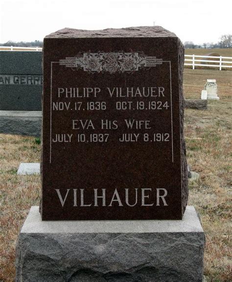 Philipp Vilhauer Memorial Find A Grave