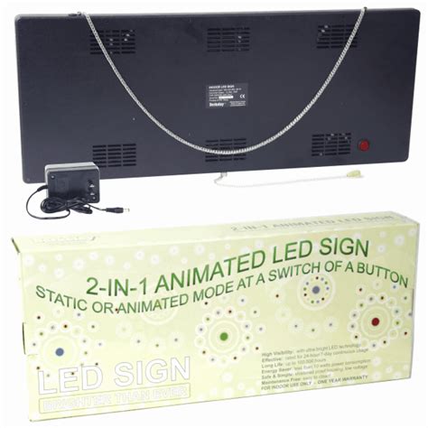 Berkeley Beauty Company Inc 2 In 1 Led Sign Waxing Vertical Led