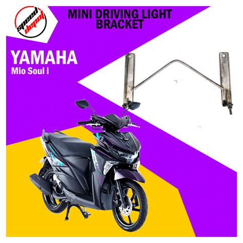 Yamaha Mio SOUL I Motorcycle Stainless Mini Driving Light Bracket