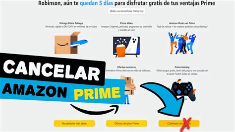 Como CANCELAR Amazon prime en 3 minutos Retira suscripción Amazon