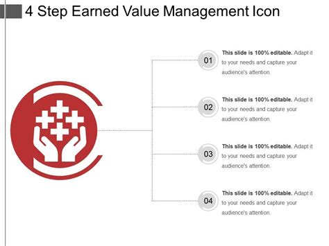 4 Step Earned Value Management Icon | PowerPoint Templates Backgrounds ...