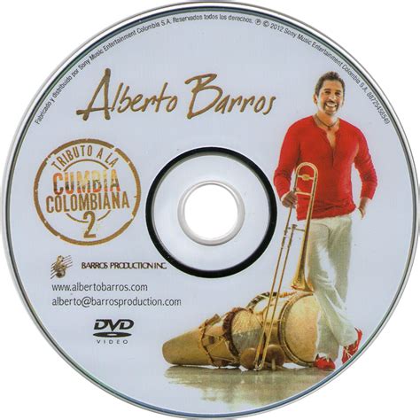 Car Tula Dvd De Alberto Barros Tributo A La Cumbia Colombiana Dvd