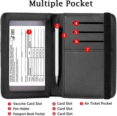 Pu Leather Rfid Blocking Passport Holder With Vaccine Card Slot At Rs 125piece Leather