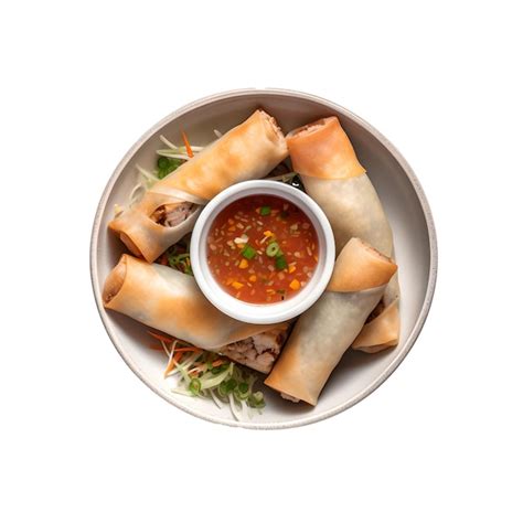 Premium Photo Lumpia A Indonesian And Philippines Traditional Spring Roll