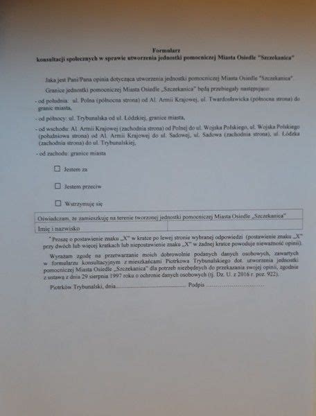 Czy powstanie 14 Rada Osiedla ePiotrkow pl Piotrków Trybunalski