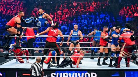 Wwe Survivor Series Results Roman Reigns Vs Big E 25 Man Dual Brand