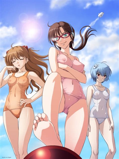 Rule 34 Asuka Langley Sohryu Glasses Mari Illustrious Makinami Medium