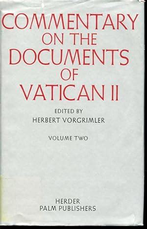 Commentary Documents Vatican Ii - AbeBooks