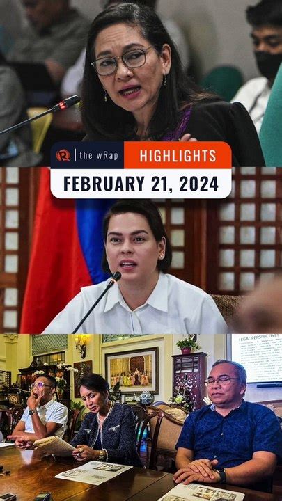 Rappler’s Highlights Hontiveros And Quiboloy Sara Duterte Cebu’s Lost Panels The Wrap