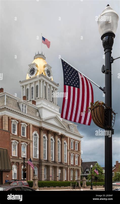 Indiana Pennsylvania The Old Indiana County Courthouse Stock Photo