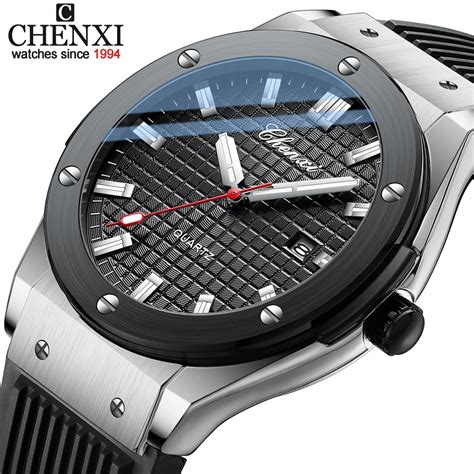 Chenxi Reloj De Pulsera Deportivo Para Hombre Cron Grafo De Cuarzo Con