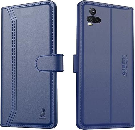 Aibex Vivo Y Flip Cover Leather Finish Inside Tpu With Card