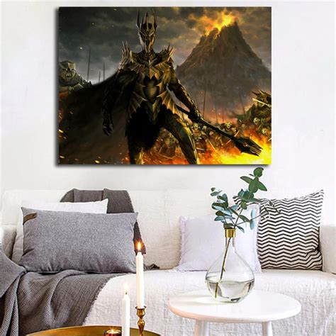 Lord Of The Rings Canvas Rings Argonath Lotr Ringe Leinwand Kunst Ring ...