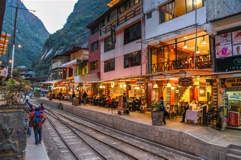 Guas Calientes Cidade Pr Xima De Machu Picchu Machu Picchu Brasil