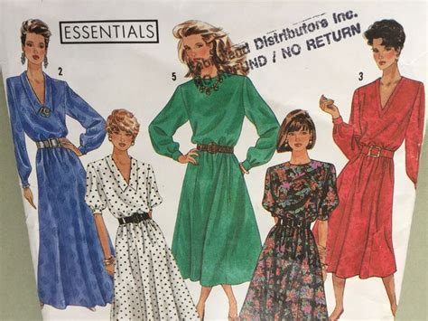 Sewing Pattern Vintage Simplicity Sewing Pattern For Misses Easy