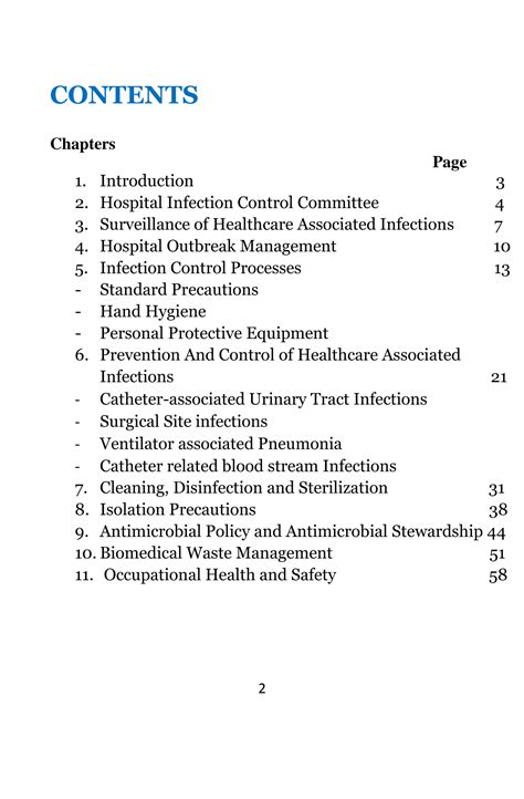 SOLUTION: Hospital infection and control guidelines - Studypool