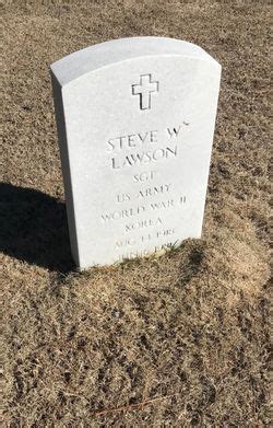 SGT Steve Lawson 1918 1981 Memorial Find A Grave