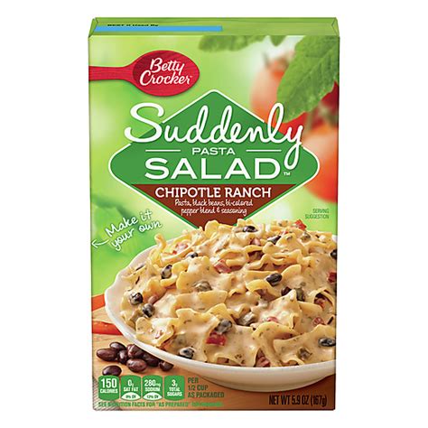 Betty Crocker Suddenly Salad Chipotle Ranch Pasta Salad 59 Oz Shop Foodtown