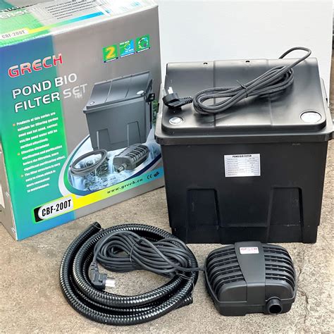 ANMSALES Grech SunSun Bio Pond Filter CBF 200T 9W UVC Pond Pump 2300l