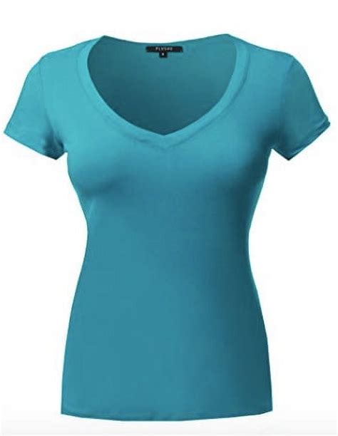 Sexy Plus Size Low Cut Cleavage V Neck T Shirt Tee Top 1x2x3x