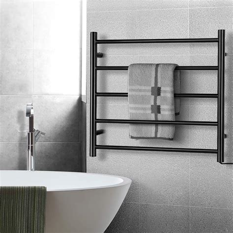 Devanti Heated Towel Rail Metal Electric Towels Rack Warmer Clothes