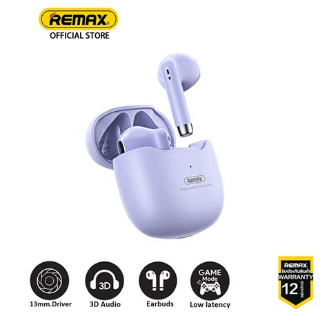 Remax Tws 19 หูฟังบลูทูธ Bluetooth 53 สเตอริโอในหูหูฟังไร้สายบลูทู ธ